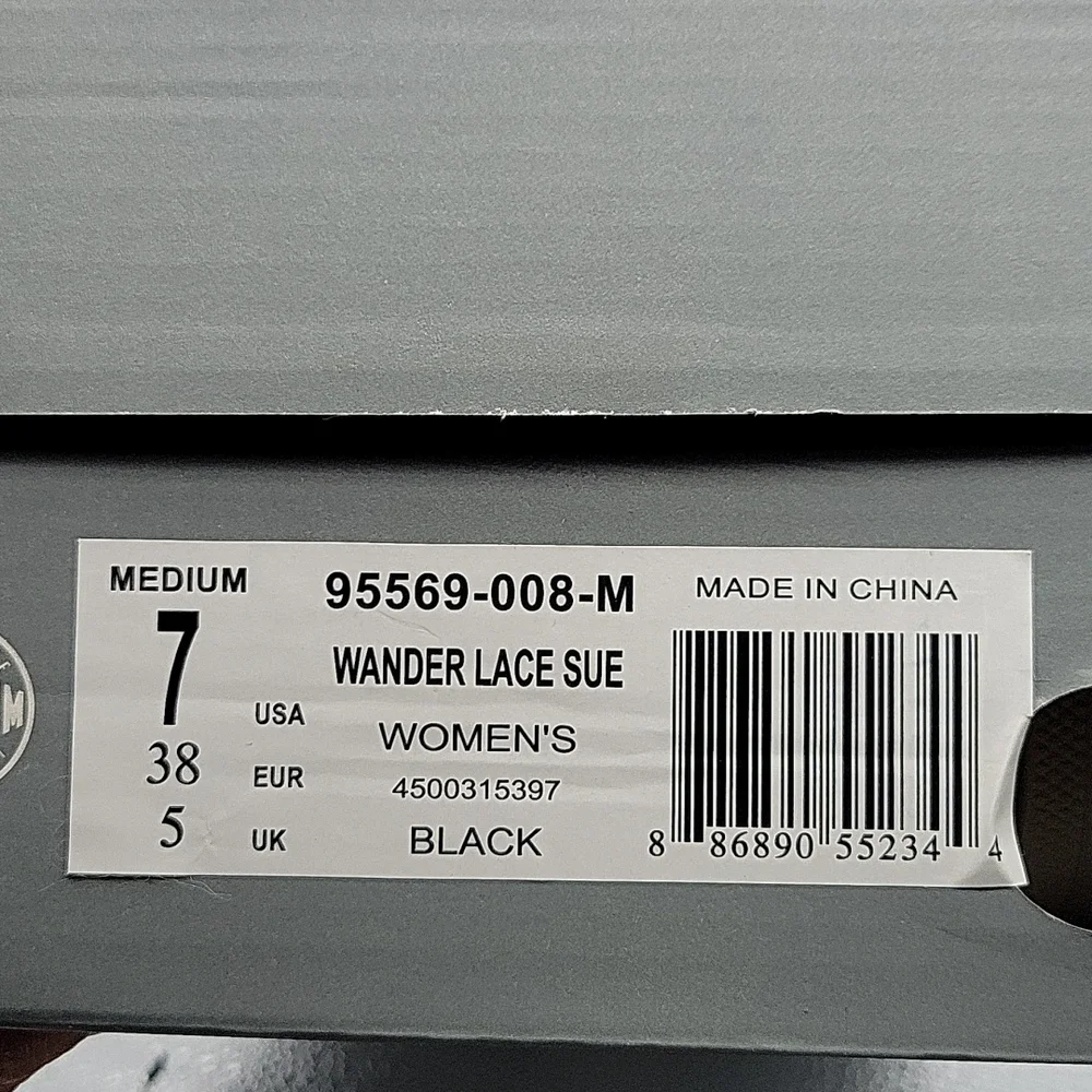 PALLADIUM Wander Lace Sue suede Sneakers Black 7